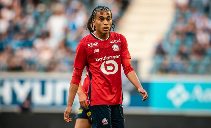 Ethan Mbappe trong màu áo Lille